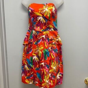 Chris McLaughlin Strapless Dress